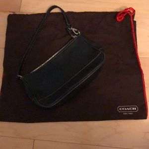 Small black coach bag